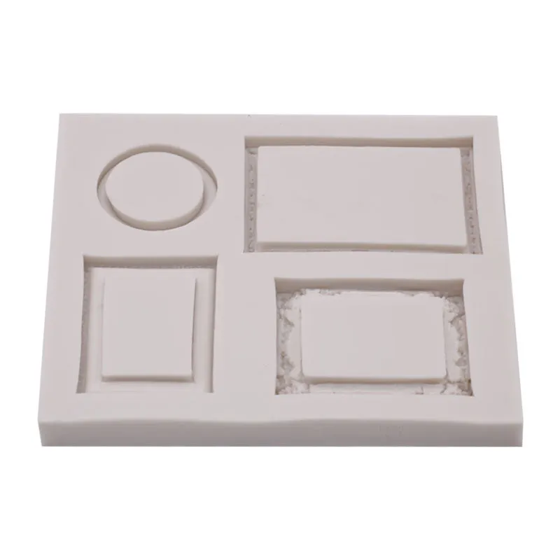 4 Designs Frame Silicone Mold