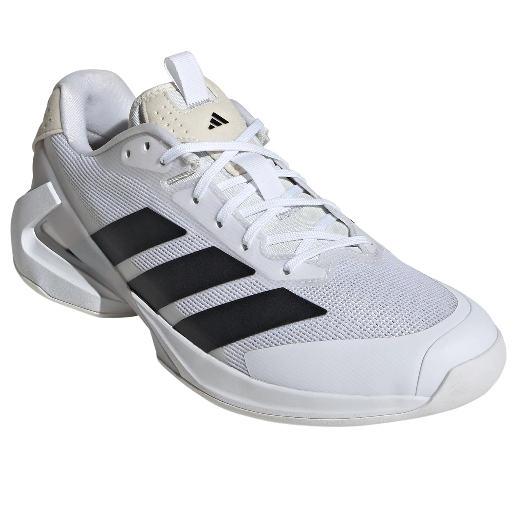 Adidas Adizero Ubersonic 5M Men Tennis Shoes - Cloud White / Core Black / Silver Metallic