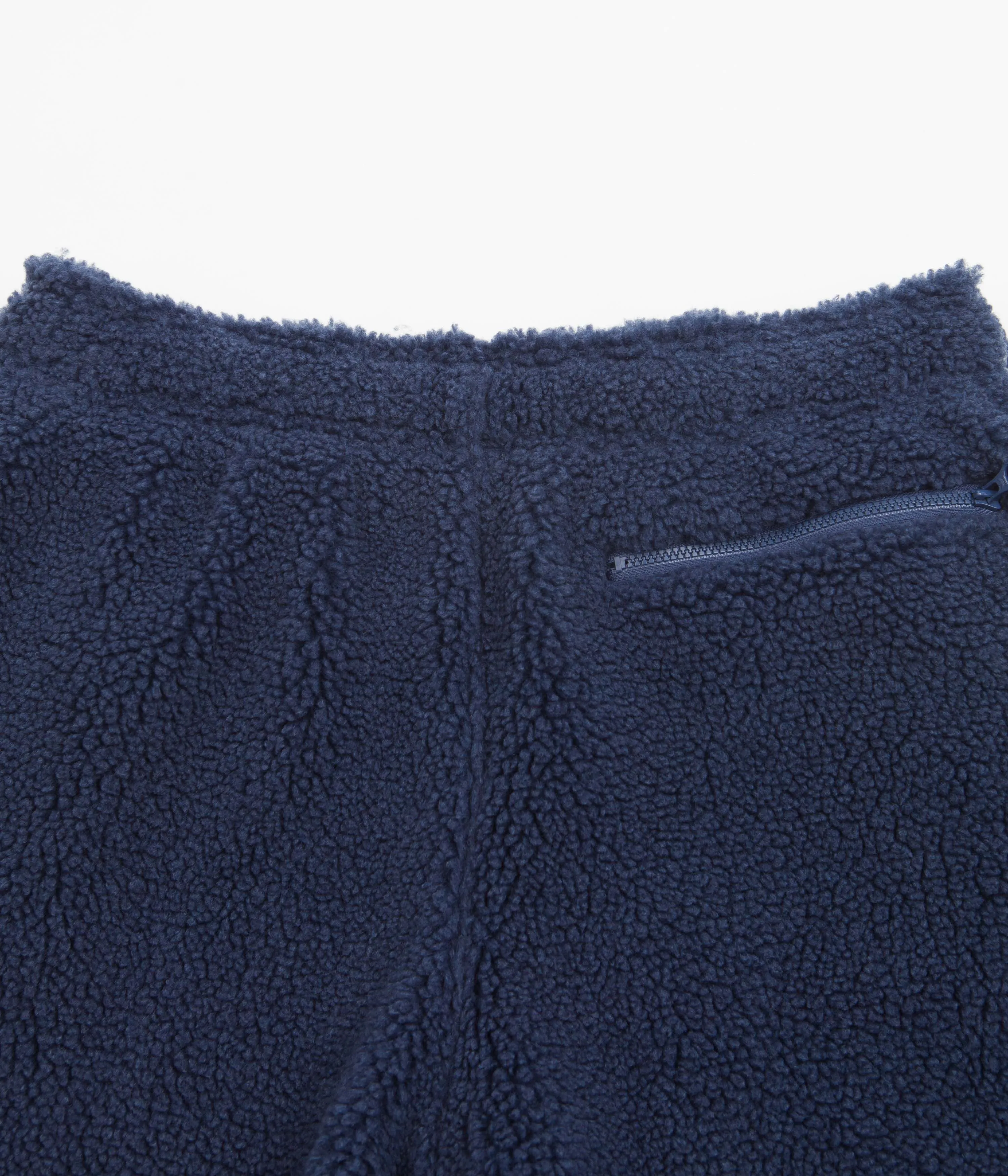 Adidas Blondey Sherpa Shorts - Mineral Blue / Reflective Silver