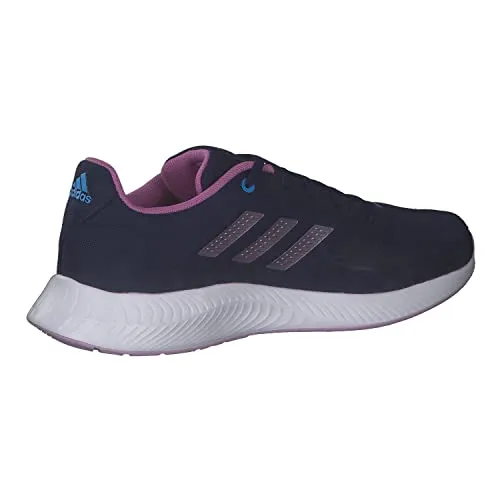 Adidas Kids Dkblue/Mapume/Pullil Runfalcon 2.0 K Running Shoes - 10K UK (Hr1413-10K)