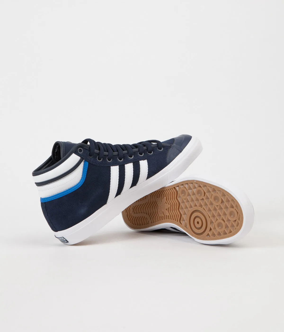 Adidas Matchcourt High RX2 Shoes - Collegiate Navy / White / Bluebird