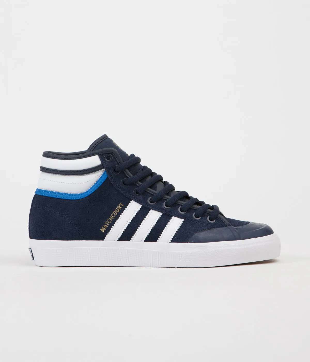 Adidas Matchcourt High RX2 Shoes - Collegiate Navy / White / Bluebird