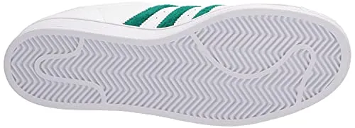 adidas Originals Men's Superstar Sneaker, White/White/Gold Metallic, 7