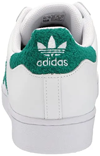 adidas Originals Men's Superstar Sneaker, White/White/Gold Metallic, 7