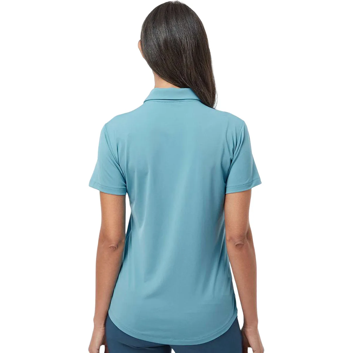 Adidas Women's Hazy Blue Ultimate Solid Polo