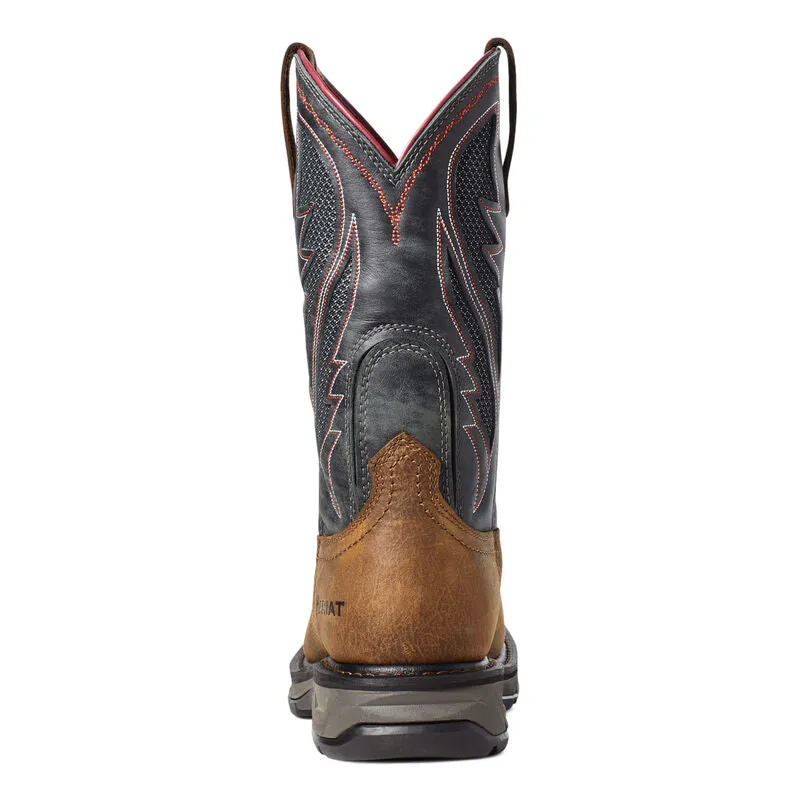 Ariat Men's Workhog XT VenTEK WP Work Boot - Rye Brown/Storm 10035984