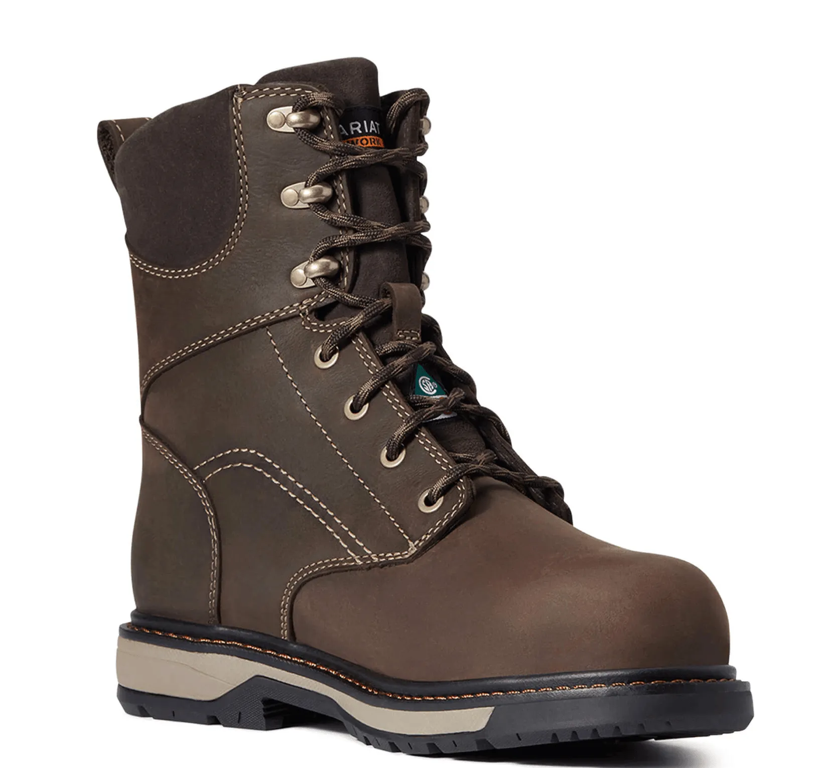 Ariat Women's Riveter 8" CSA Glacier Grip Waterproof 400g Composite Toe Work Boot 10036707