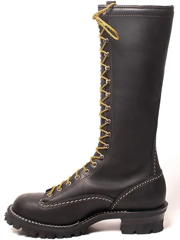 Black Leather Jobmaster Boots