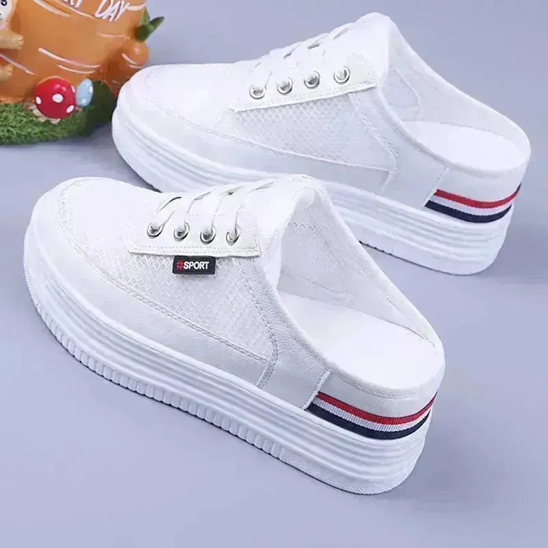 Breathable Summer Spring Half Sneakers Slide Shoe