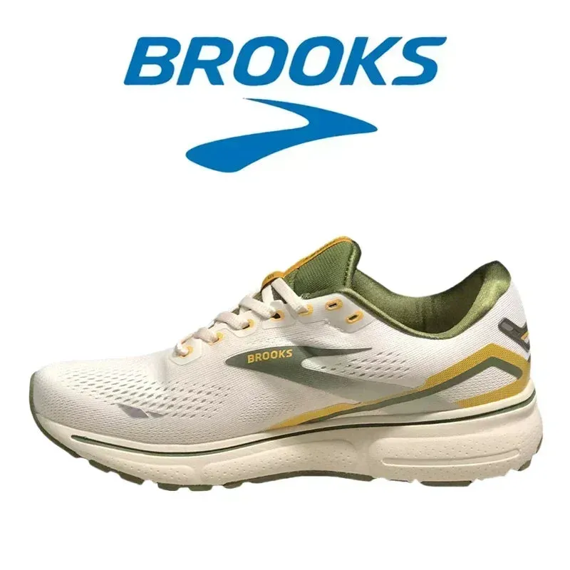 BROOKS Ghost15 Men Running Shoes Lightweight Shock Absorbing Anti-Slip Sneakers Cushioned Soft Sole Long Distance Running Shoes