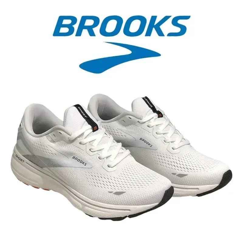 BROOKS Ghost15 Men Running Shoes Lightweight Shock Absorbing Anti-Slip Sneakers Cushioned Soft Sole Long Distance Running Shoes