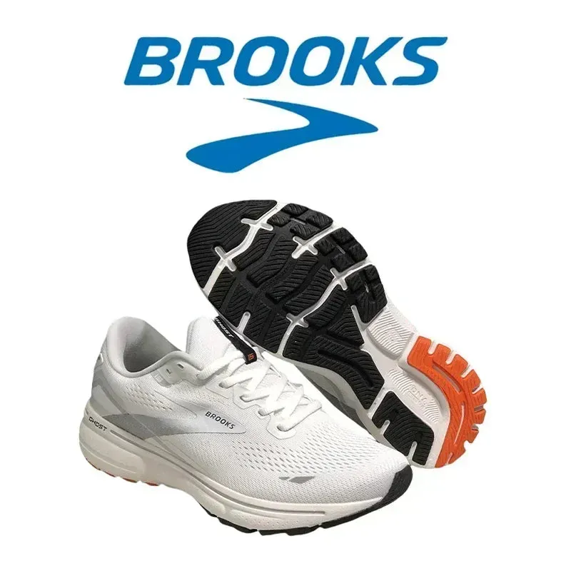 BROOKS Ghost15 Men Running Shoes Lightweight Shock Absorbing Anti-Slip Sneakers Cushioned Soft Sole Long Distance Running Shoes