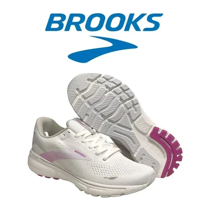 BROOKS Ghost15 Men Running Shoes Lightweight Shock Absorbing Anti-Slip Sneakers Cushioned Soft Sole Long Distance Running Shoes