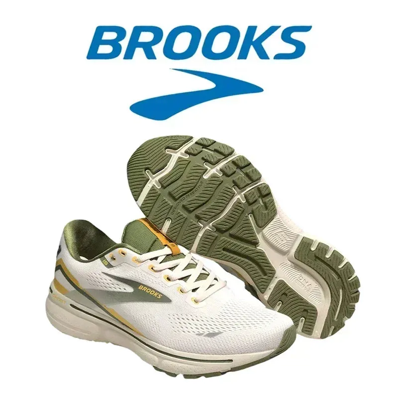 BROOKS Ghost15 Men Running Shoes Lightweight Shock Absorbing Anti-Slip Sneakers Cushioned Soft Sole Long Distance Running Shoes