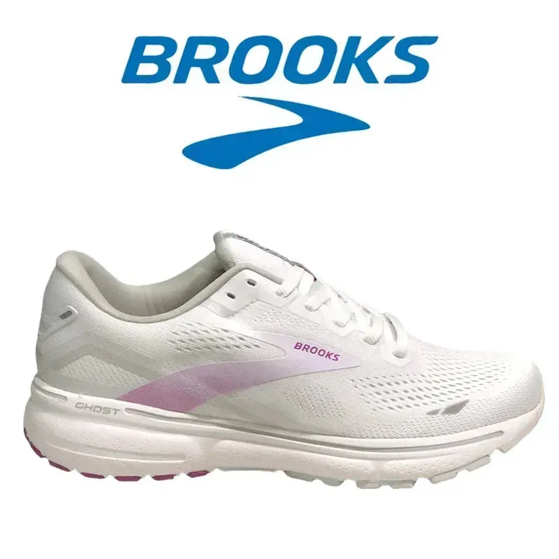 BROOKS Ghost15 Men Running Shoes Lightweight Shock Absorbing Anti-Slip Sneakers Cushioned Soft Sole Long Distance Running Shoes