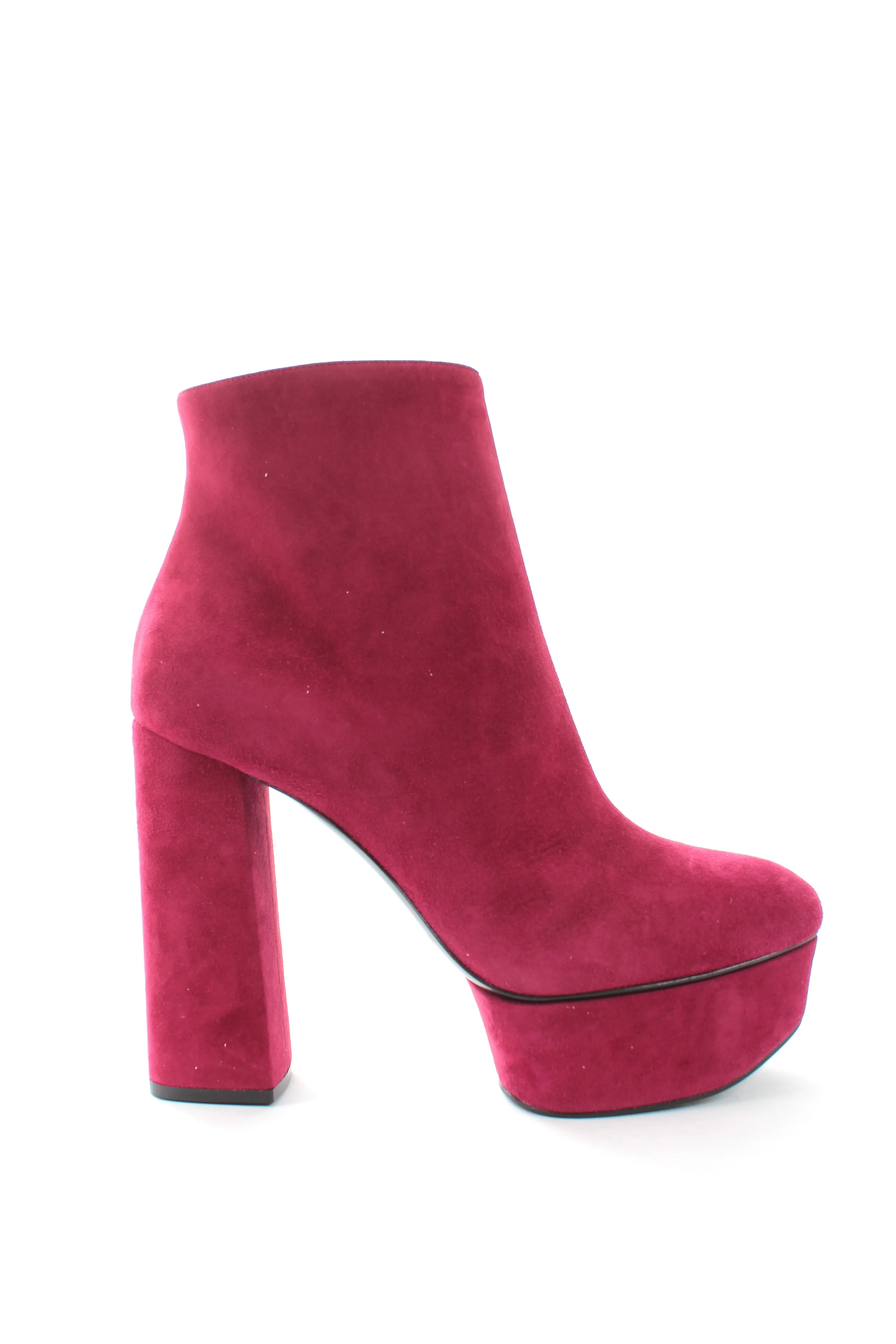 Casadei Platform Suede Ankle Boots