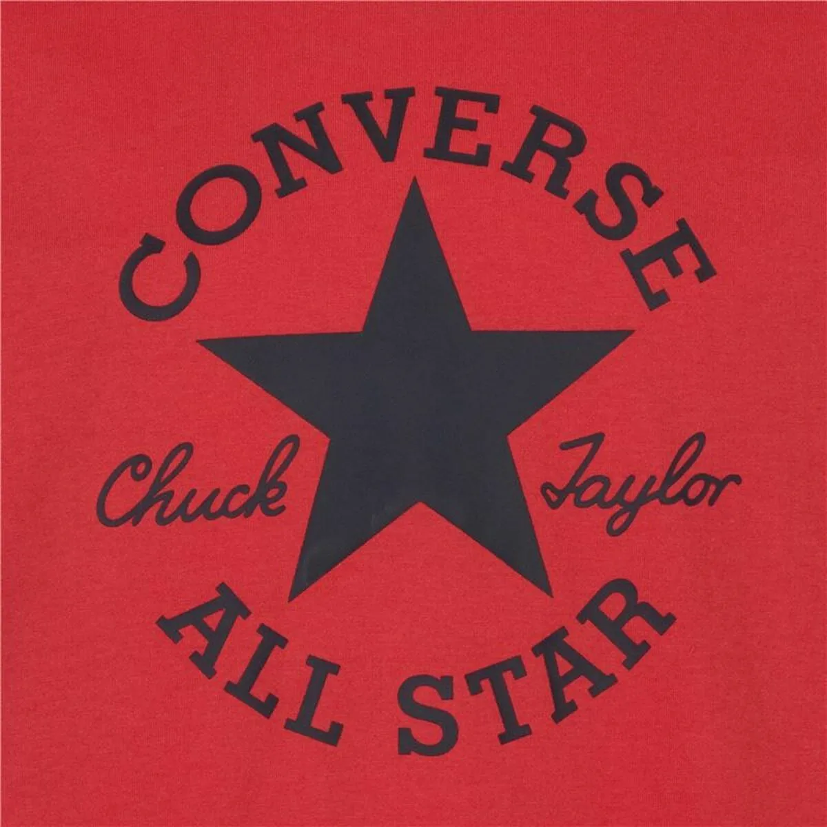 Child's Short Sleeve T-Shirt Converse Sustainable Core Sse Red