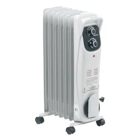 Comfort Zone Oil-Filled Deluxe Radiator Heater in Grey