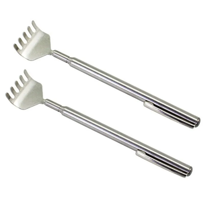 Convenient Portable Claw Telescopic Stainless Steel Back Scratcher Extendable MD892