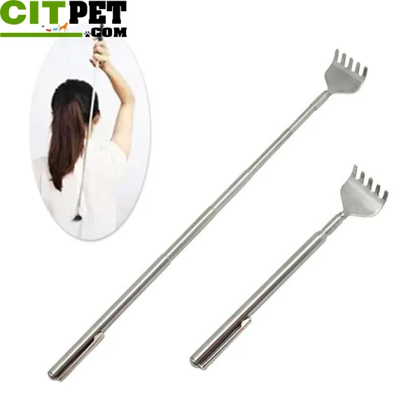 Convenient Portable Claw Telescopic Stainless Steel Back Scratcher Extendable MD892