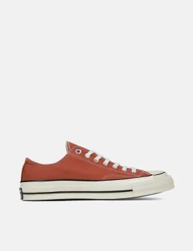 Converse 70's Chuck Low 161505C (Canvas) - Terracotta Red/Black/Egret