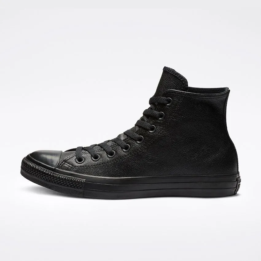 Converse Chuck Taylor All Star High 135251C Unisex Black Leather Skate Shoe C664