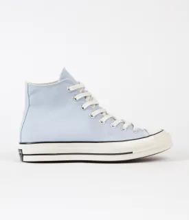 Converse CTAS 70's Hi No Waste Canvas Shoes - Light Armory Blue / Egret / Black