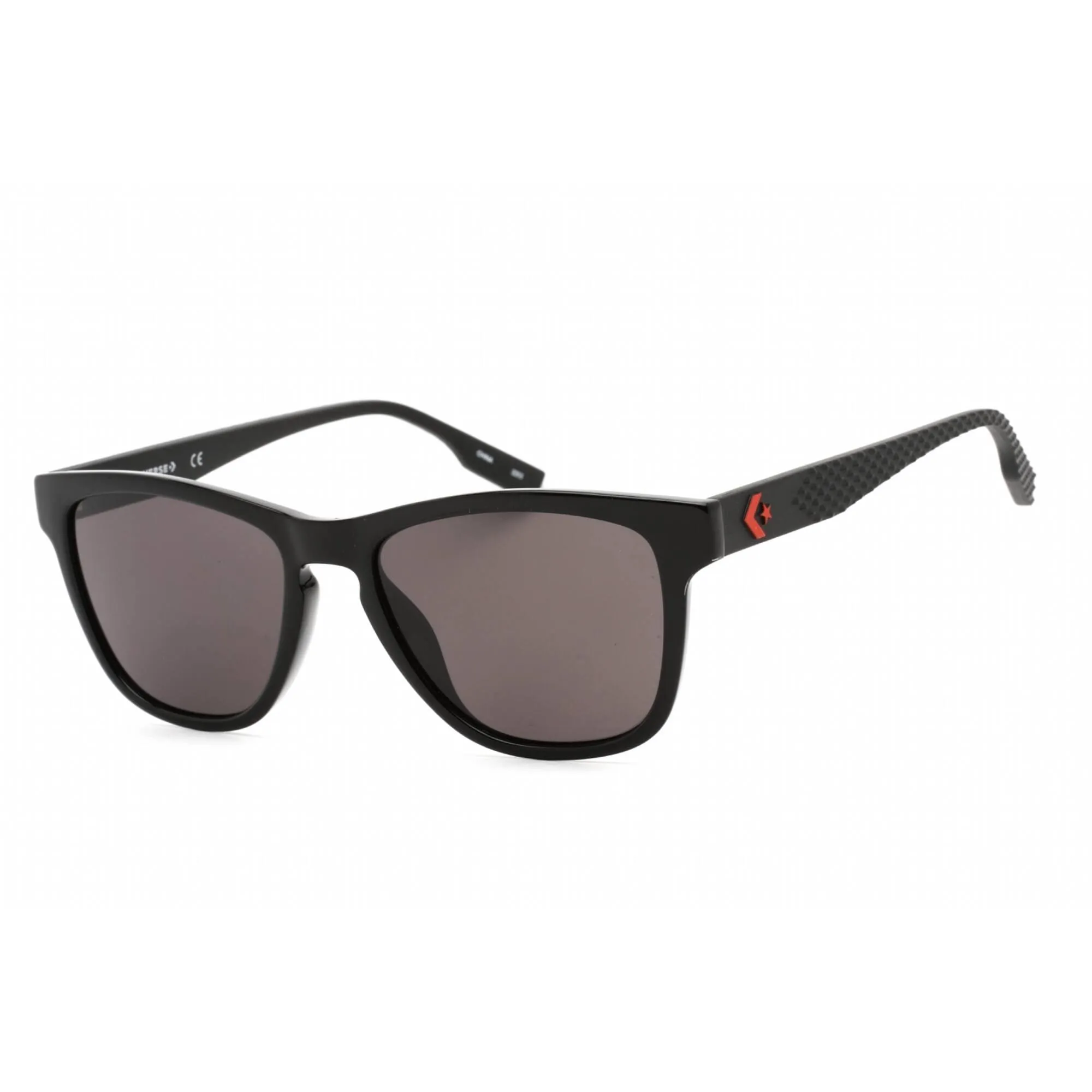 Converse Men's Sunglasses - Grey Lens Black Plastic Rectangular | CV517S FORCE 001