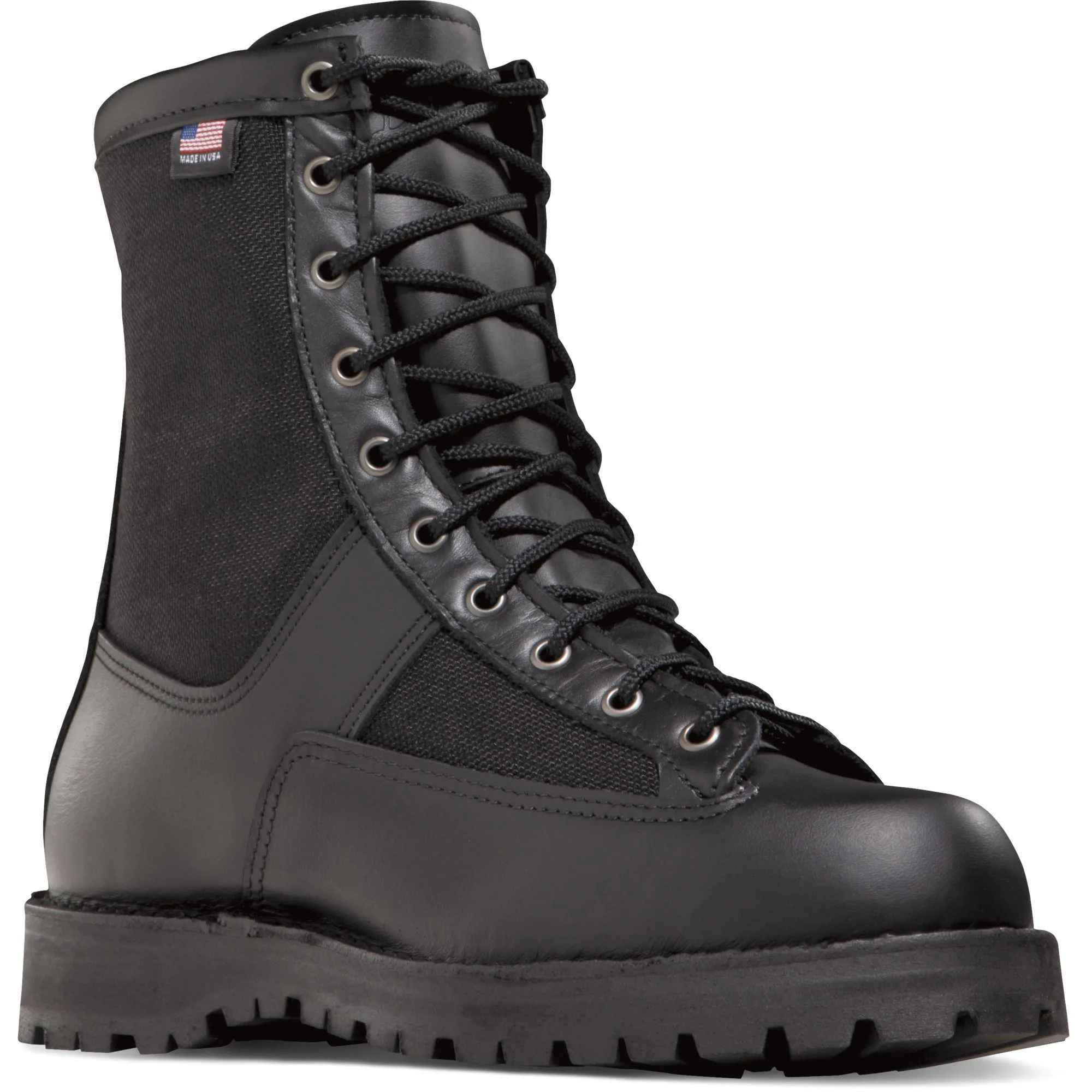 Danner Men's Acadia USA Made 8" Comp Toe WP Duty Boot - Black - 22500