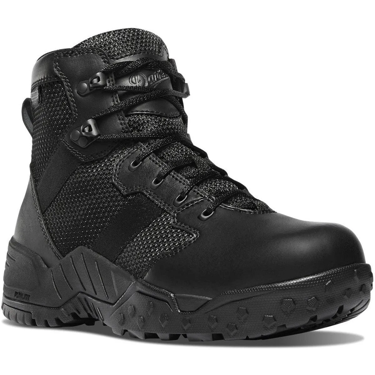 Danner Men's Scorch 6" Waterproof Side Zip Duty Boot -Black- 25731