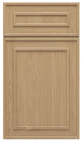 Diagonal Corner Elegant Oak Craftsman Shaker 1-1/4" Overlay Wall Cabinet 24" Wide by 30", 36" & 42" Tall