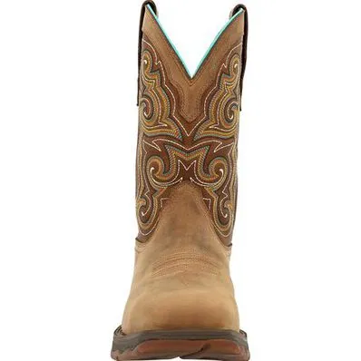 DRD0410 Durango Women's Lady Rebel 10" Pull-On Western Non-Metallic Toe