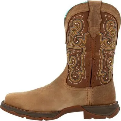 DRD0410 Durango Women's Lady Rebel 10" Pull-On Western Non-Metallic Toe