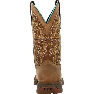 DRD0410 Durango Women's Lady Rebel 10" Pull-On Western Non-Metallic Toe