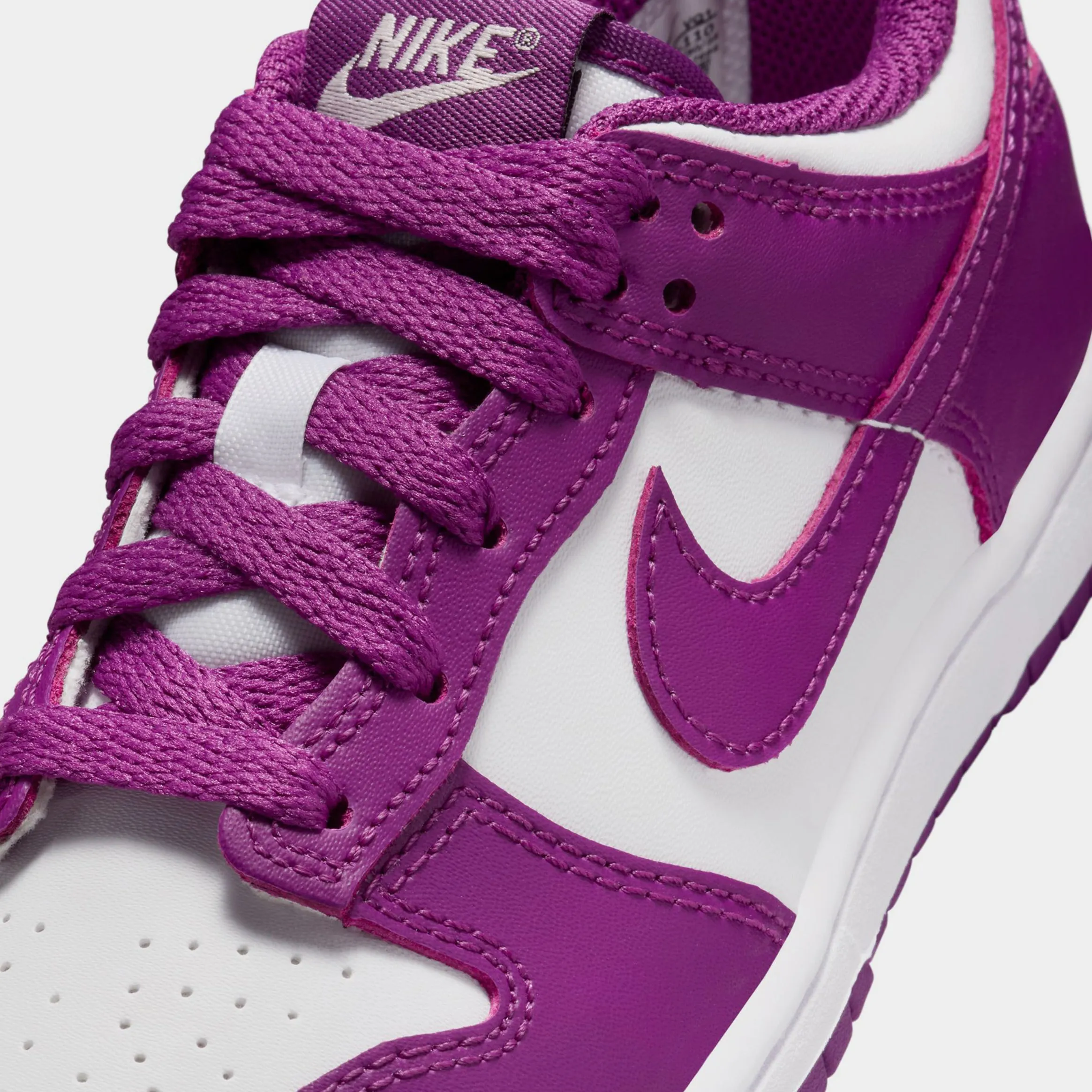 Dunk Low Preschool Lifestyle Shoes (Viotech/White)