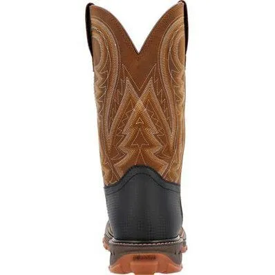 Durango Men's Maverick Xp 11" Soft Toe WP Work Boot- Brown- DDB0481