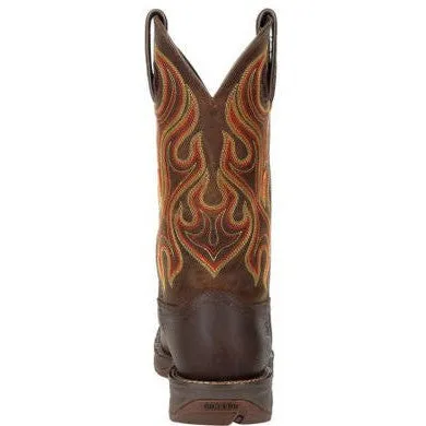 Durango Men's Rebel 12" Soft Toe Western Classic Boot- Chestnut- DDB0317