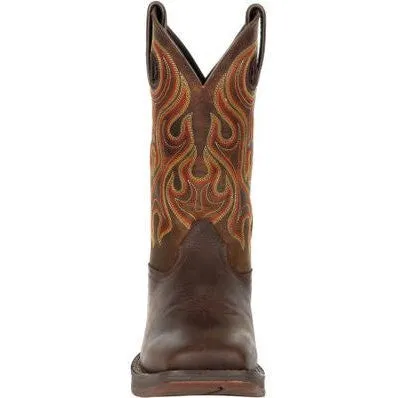 Durango Men's Rebel 12" Soft Toe Western Classic Boot- Chestnut- DDB0317