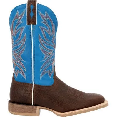 Durango Men's Rebel Pro 12" ST Wstrn Work Boot -Brown And Blue- DDB0421