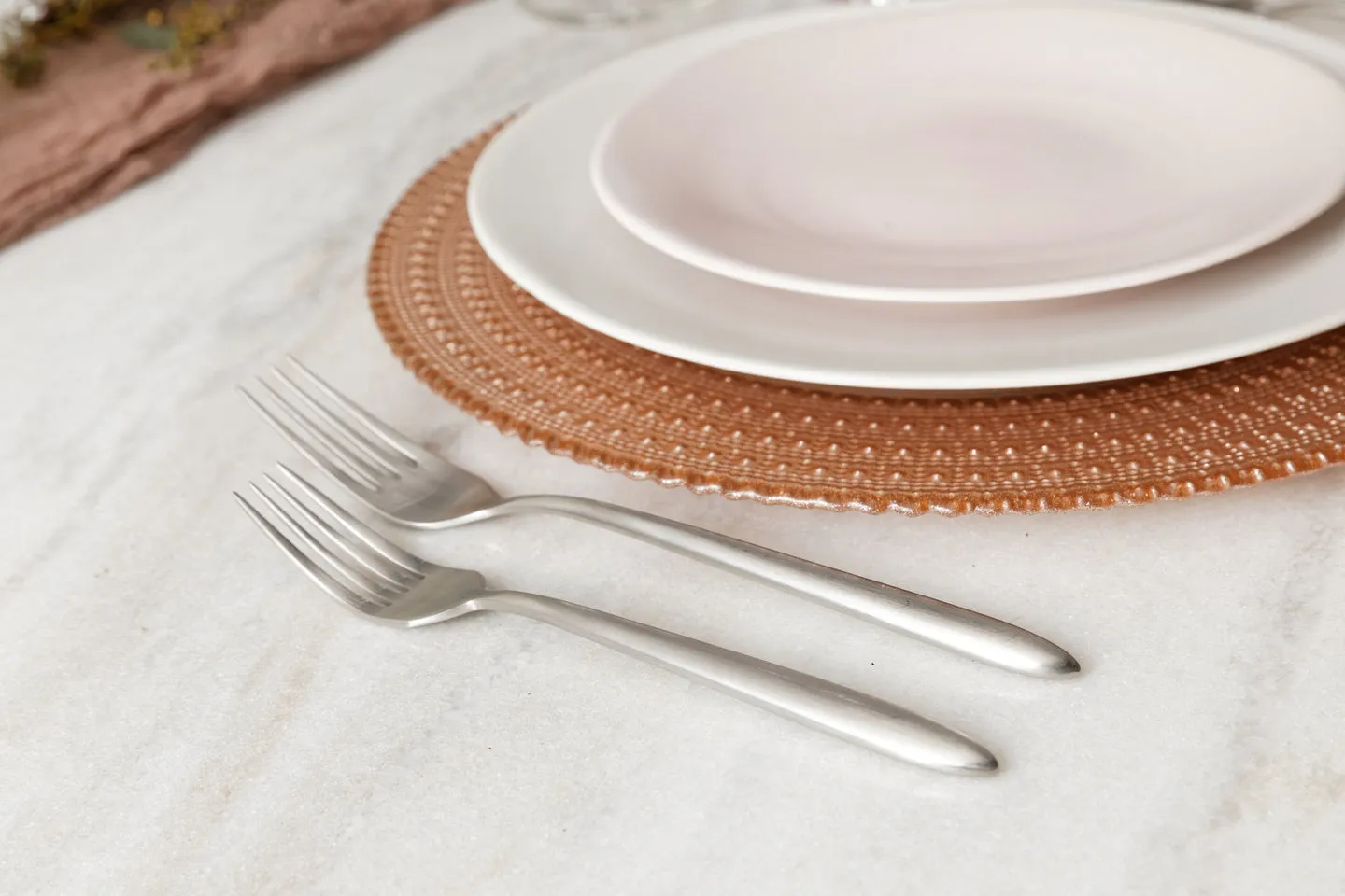 Fortessa Velo Brushed Flatware Set