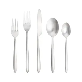 Fortessa Velo Brushed Flatware Set