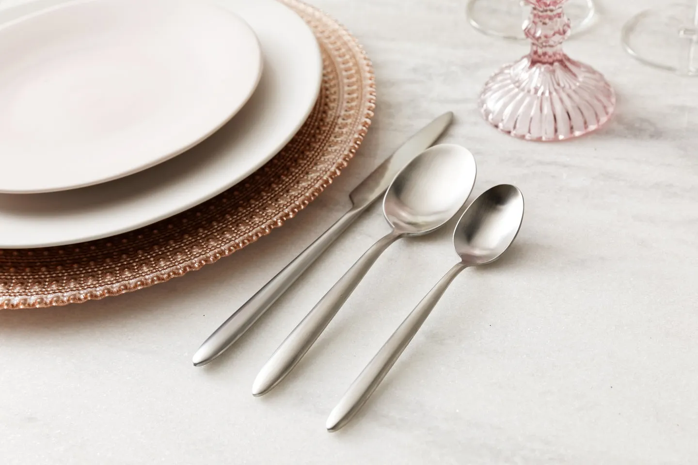 Fortessa Velo Brushed Flatware Set