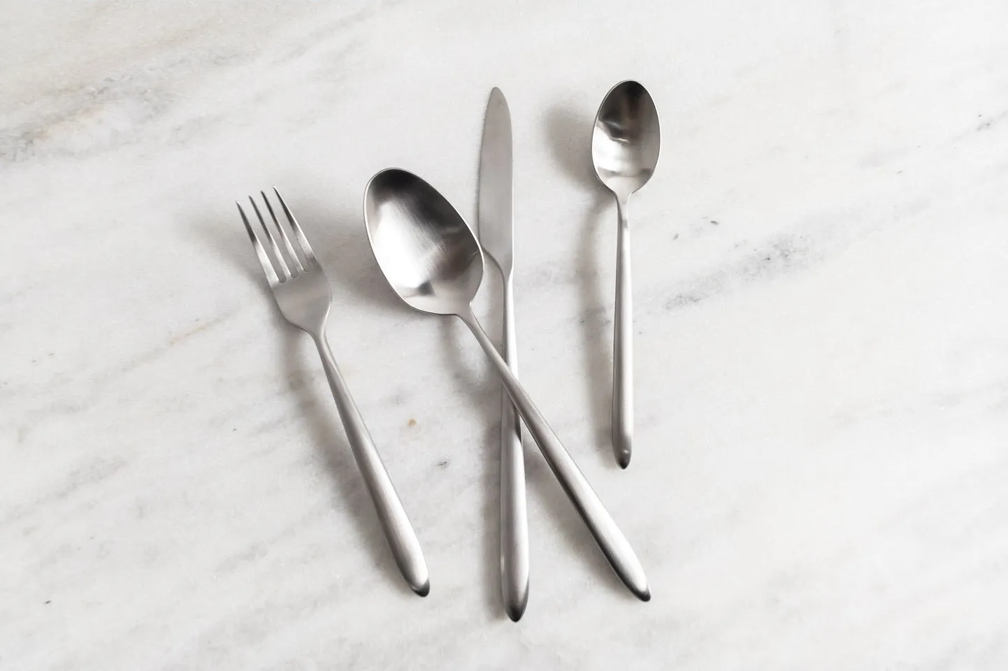 Fortessa Velo Brushed Flatware Set