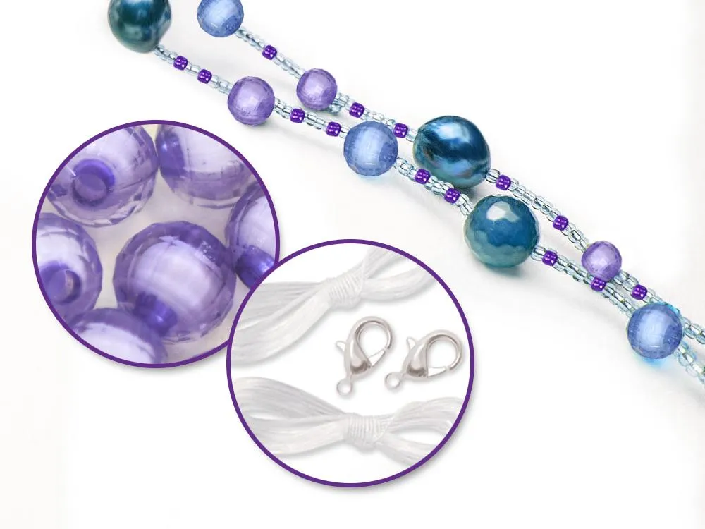 Glass Multi Pack Bead Kit - Sky