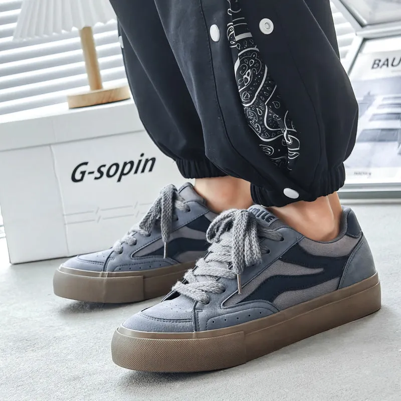 Men Fashion Breathable Canvas Casual Flat Sneakers