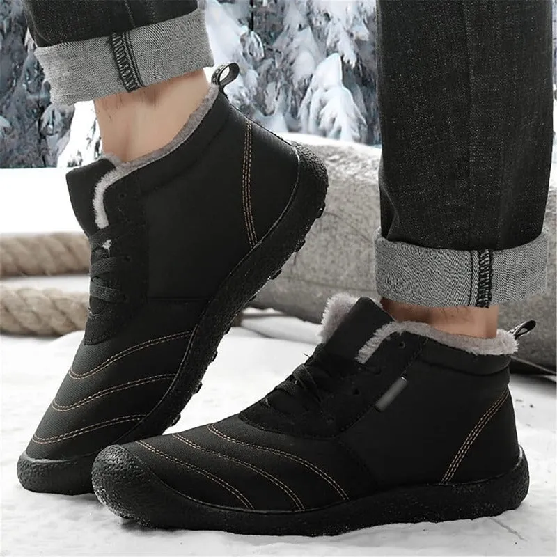 Men's Warm Slip On Ankle Boots