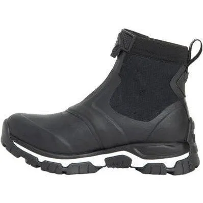 Muck Women's Apex 7.5" WP Mid Zip Ankle Work Boot -Black- AXWZ000