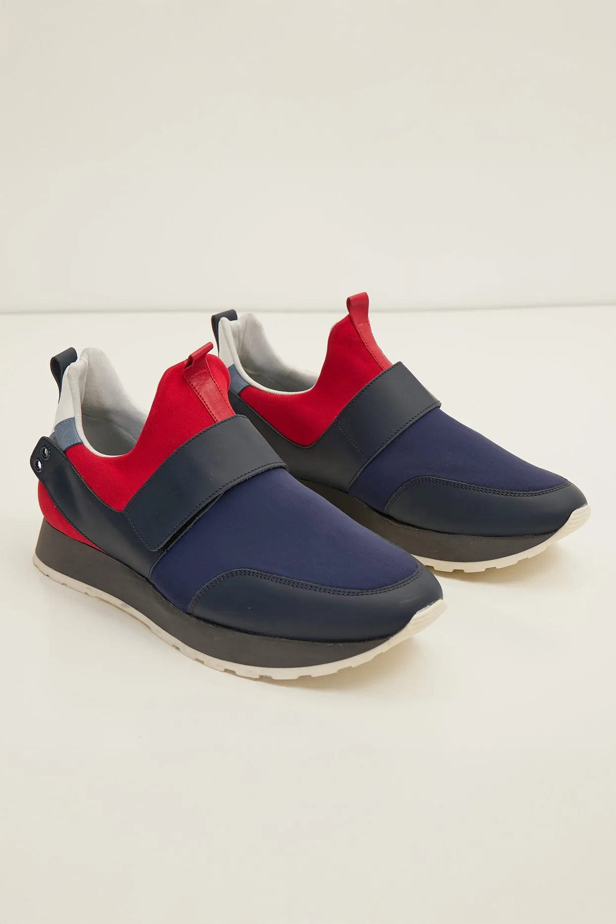 Neoprene Racers - Navy Red