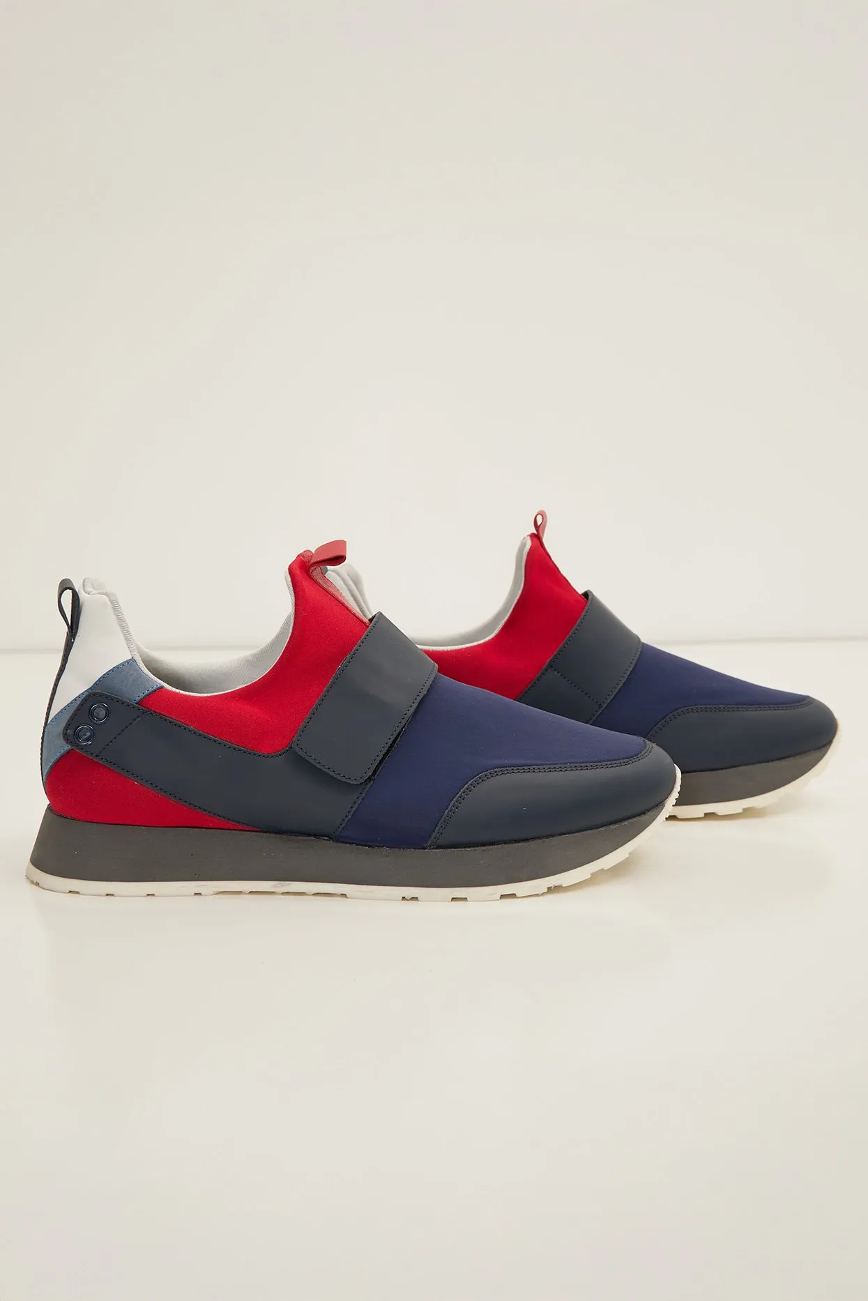 Neoprene Racers - Navy Red