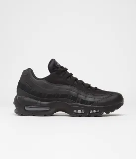 Nike Air Max 95 Essential Shoes - Black / Black - Dark Grey